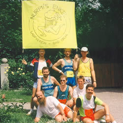 2 Teams beim Staffelmarathon in St.Gilgen anno MCMLXXXIX